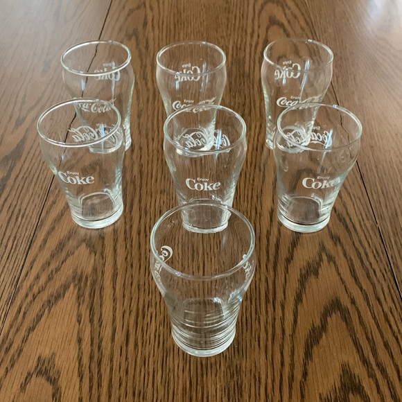 Libbey Other - Vintage 1970s Coca Cola 6oz Fountain Drink and More Glasses